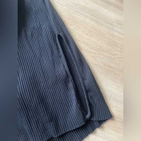 Kotn Ribbed Midi Tank Dress - Black - Picture 4 of 5